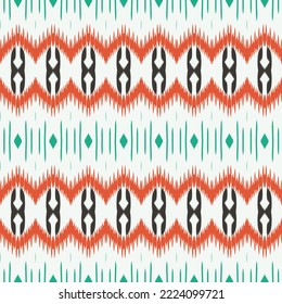 Motif ikat fondo batik textil sin costuras diseño vectorial digital para Print saree Kurti Borneo Tejidos símbolos de pincel swatches parte desgaste