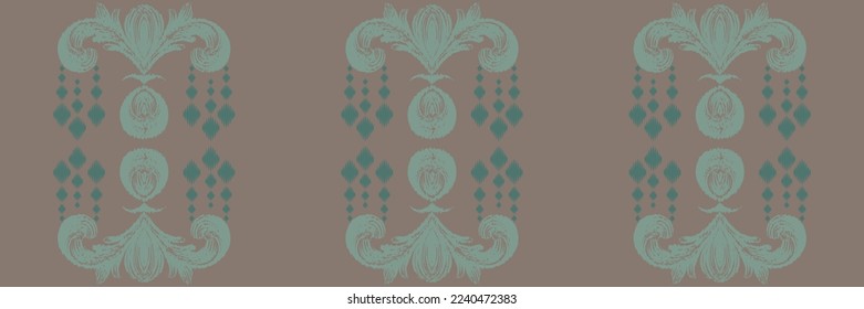 Motif ikat background batik textile seamless pattern digital vector design for Print saree Kurti Borneo Fabric border brush symbols swatches party wear