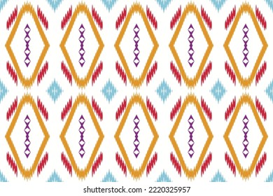 Motif ikat background tribal chevron Borneo Scandinavian Batik bohemian texture digital vector design for Print saree kurti Fabric brush symbols swatches