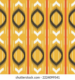 Motif ikat batik textile seamless pattern digital vector design for Print saree Kurti Borneo Fabric border brush symbols swatches designer
