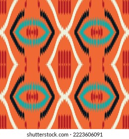 Motif ikat chevron tribal cross Borneo Scandinavian Batik bohemian texture digital vector design for Print saree kurti Fabric brush symbols swatches