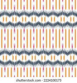 Motif ikat designs batik textile seamless pattern digital vector design for Print saree Kurti Borneo Fabric border brush symbols swatches stylish