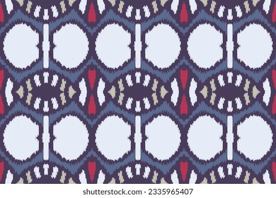 Motif Ikat Floral Paisley Embroidery Background. Ikat Pattern Geometric Ethnic Oriental Pattern traditional.aztec Style Abstract Vector design for Texture,fabric,clothing,wrapping,sarong.