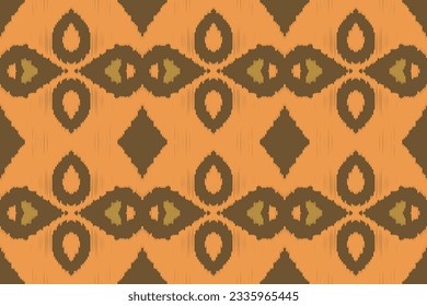 Motif Ikat Floral Paisley Embroidery Background. Ikat Chevron Geometric Ethnic Oriental Pattern traditional.aztec Style Abstract Vector illustration.design Texture,fabric,clothing,wrapping,sarong.