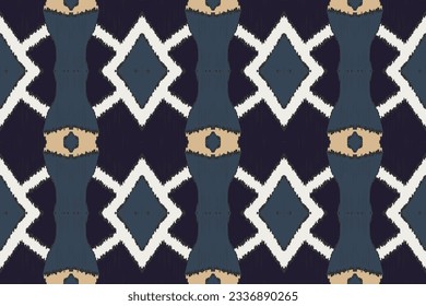 Motif Ikat Floral Paisley Embroidery Background. Ikat Vector Geometric Ethnic Oriental Pattern traditional.aztec Style Abstract Vector design for Texture,fabric,clothing,wrapping,sarong.