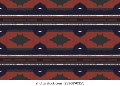 Motif Ikat Floral Paisley Embroidery Background. Ikat Background Geometric Ethnic Oriental Pattern Traditional. Ikat Aztec Style Abstract Design for Print Texture,fabric,saree,sari,carpet.