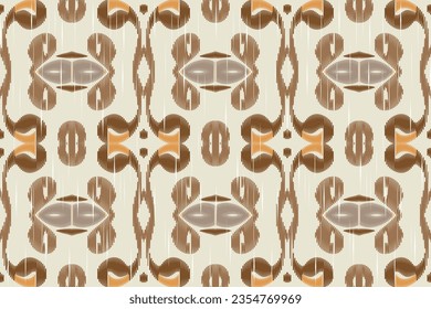 Motif Ikat Floral Paisley Embroidery Background. Ikat Texture Geometric Ethnic Oriental Pattern traditional.aztec Style Abstract Vector design for Texture,fabric,clothing,wrapping,sarong.