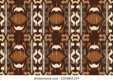 Motif Ikat Floral Paisley Embroidery Background. Ikat Texture Geometric Ethnic Oriental Pattern traditional.aztec Style Abstract Vector design for Texture,fabric,clothing,wrapping,sarong.