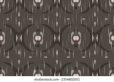 Motif Ikat Floral Paisley Embroidery Background. Ikat Texture Geometric Ethnic Oriental Pattern traditional.aztec Style Abstract Vector design for Texture,fabric,clothing,wrapping,sarong.