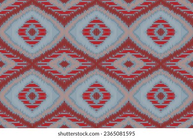 Motif Ikat Floral Paisley Embroidery Background. Ikat Vector Geometric Ethnic Oriental Pattern Traditional. Ikat Aztec Style Abstract Design for Print Texture,fabric,saree,sari,carpet.