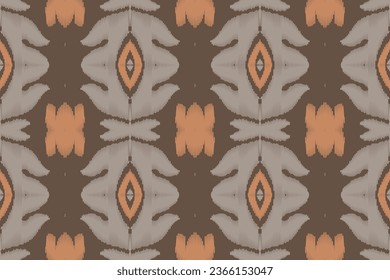 Motif Ikat Floral Paisley Embroidery Background. Ikat Texture Geometric Ethnic Oriental Pattern traditional.aztec Style Abstract Vector design for Texture,fabric,clothing,wrapping,sarong.