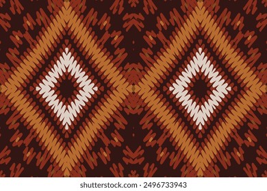Motif Ikat Floral Paisley Embroidery Background. Ikat Design Geometric Ethnic Oriental Pattern traditional.aztec Style Abstract Vector illustration.design