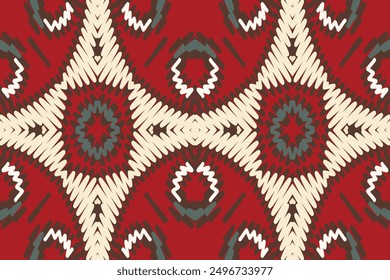 Motif Ikat Floral Paisley Embroidery Background. Ikat Design Geometric Ethnic Oriental Pattern traditional.aztec Style Abstract Vector illustration.design