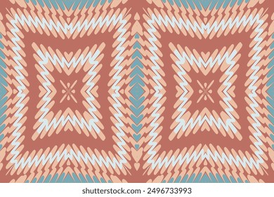 Motif Ikat Floral Paisley Embroidery Background. Ikat Design Geometric Ethnic Oriental Pattern traditional.aztec Style Abstract Vector illustration.design