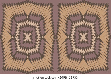 Motif Ikat Floral Paisley Embroidery Background. Ikat Design Geometric Ethnic Oriental Pattern traditional.aztec Style Abstract Vector illustration.design