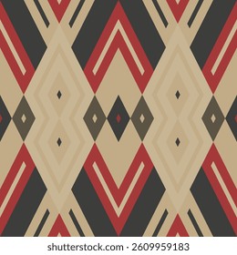 Motif Ikat Floral Paisley Embroidery Background. Ikat Flower Geometric Ethnic Oriental Pattern traditional.aztec Style Abstract Vector design for Texture,fabric,clothing,wrapping,sarong.