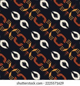 Motif ikat arte tribal floral Borneo Scandinavian Batik textura bohemia diseño vectorial digital para Print saree kurti Símbolos de cepillo de tela swatings