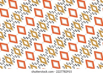 Motif ikat floral tribal backgrounds Borneo Scandinavian Batik bohemian texture digital vector design for Print saree kurti Fabric brush symbols swatches