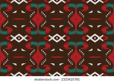 Motif Ikat Paisley Embroidery Background. Ikat Design Geometric Ethnic Oriental Pattern traditional.aztec Style Abstract Vector illustration.design for Texture,fabric,clothing,wrapping,sarong.