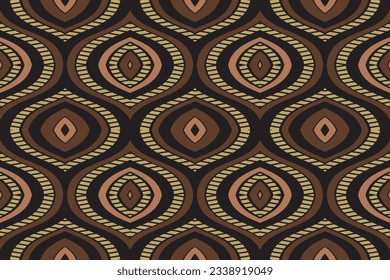 Motif Ikat Paisley Embroidery Background. Ikat Vector Geometric Ethnic Oriental Pattern Traditional. Ikat Aztec Style Abstract Design for Print Texture,fabric,saree,sari,carpet.