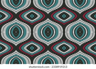 Motif Ikat Paisley Embroidery Background. Ikat Frame Geometric Ethnic Oriental Pattern traditional.aztec Style Abstract Vector illustration.design for Texture,fabric,clothing,wrapping,sarong.