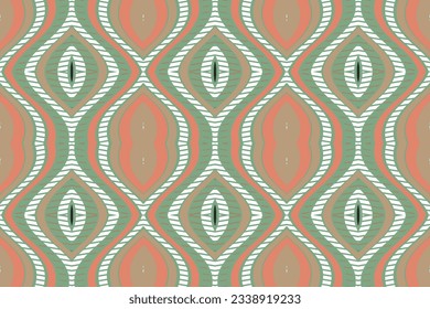 Motif Ikat Paisley Embroidery Background. Ikat Floral Geometric Ethnic Oriental Pattern traditional.aztec Style Abstract Vector illustration.design for Texture,fabric,clothing,wrapping,sarong.