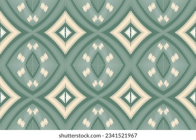 Motif Ikat Paisley Embroidery Background. Ikat Flower Geometric Ethnic Oriental Pattern Traditional. Ikat Aztec Style Abstract Design for Print Texture,fabric,saree,sari,carpet.
