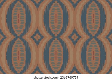 Motif Ikat Paisley Embroidery Background. Ikat Floral Geometric Ethnic Oriental Pattern traditional.aztec Style Abstract Vector illustration.design for Texture,fabric,clothing,wrapping,sarong.