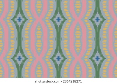 Motif Ikat Paisley Embroidery Background. Ikat Chevron Geometric Ethnic Oriental Pattern Traditional. Ikat Aztec Style Abstract Design for Print Texture,fabric,saree,sari,carpet.