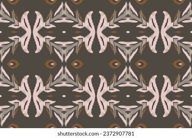 Motif Ikat Paisley Embroidery Background. Ikat Texture Geometric Ethnic Oriental Pattern Traditional. Ikat Aztec Style Abstract Design for Print Texture,fabric,saree,sari,carpet.