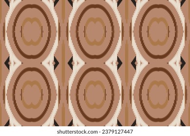 Motif Ikat Paisley Embroidery Background. Ikat Stripes Geometric Ethnic Oriental Pattern traditional.aztec Style Abstract Vector illustration.design for Texture,fabric,clothing,wrapping,sarong.
