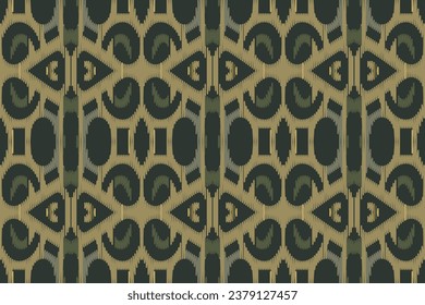 Motif Ikat Paisley Embroidery Background. Ikat Patterns Geometric Ethnic Oriental Pattern traditional.aztec Style Abstract Vector illustration.design for Texture,fabric,clothing,wrapping,sarong.
