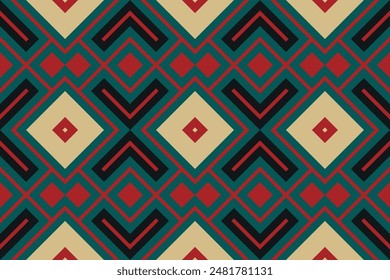 Motif Ikat Paisley Embroidery Background. Ikat Stripes Geometric Ethnic Oriental Pattern Traditional. Ikat Aztec Style Abstract Design for Print Texture,fabric,saree,sari,carpet.