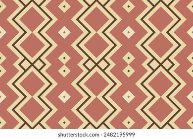 Motif Ikat Paisley Embroidery Background. Ikat Prints Geometric Ethnic Oriental Pattern traditional.aztec Style Abstract Vector illustration.design for Texture,fabric,clothing,wrapping,sarong.