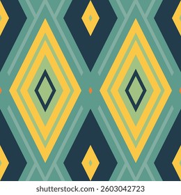 Motif Ikat Paisley Embroidery Background. Ikat Diamond Geometric Ethnic Oriental Pattern Traditional. Ikat Aztec Style Abstract Design for Print Texture,fabric,saree,sari,carpet.