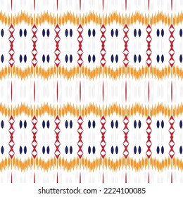 Motif ikat prints batik textile seamless pattern digital vector design for Print saree Kurti Borneo Fabric border brush symbols swatches cotton