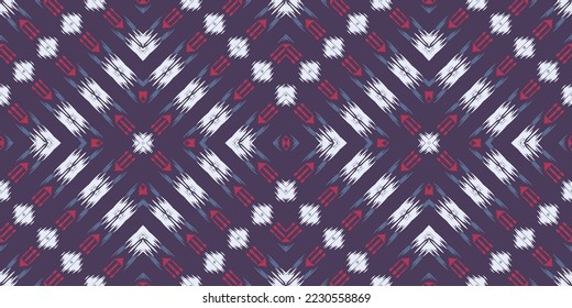Motif ikat prints batik textile seamless pattern, Ikat Print digital vector design for Print saree Kurti Borneo Fabric border brush symbols swatches party wear