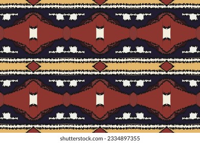 Motif Ikat Stickereihintergrund ohne Muster. Ikat Diamond Geometric Ethnic Oriental Muster traditionellen.aztec Stil Abstrakte Vektordesign für Textur, Stoff, Kleidung, Umhüllung, Sarkong.