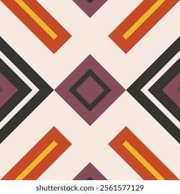 Motif Ikat Seamless Pattern Embroidery Background. Ikat Print Geometric Ethnic Oriental Pattern Traditional. Ikat Aztec Style Abstract Design for Print Texture,fabric,saree,sari,carpet.