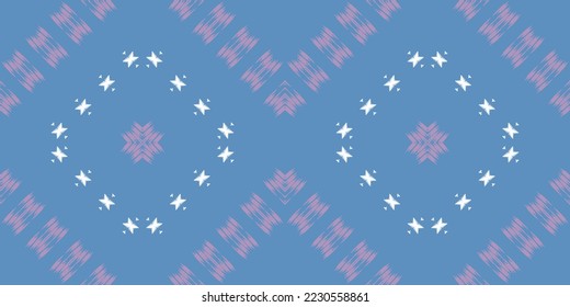 Motif ikat stripes batik textile seamless pattern, Ikat Print digital vector design for Print saree Kurti Borneo Fabric border brush symbols swatches cotton