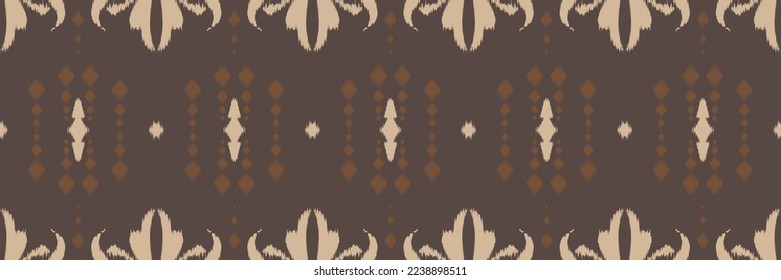 Motif ikat stripes batik textile seamless pattern digital vector design for Print saree Kurti Borneo Fabric border brush symbols swatches cotton