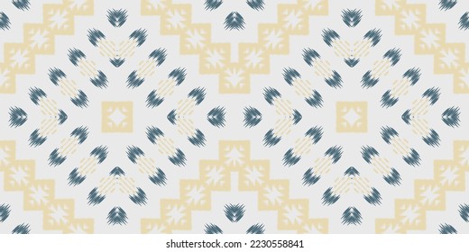 Motif ikat texture batik textile seamless pattern, Ikat Print digital vector design for Print saree Kurti Borneo Fabric border brush symbols swatches party wear