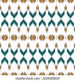 Motif ikat triangle batik textile seamless pattern digital vector design for Print saree Kurti Borneo Fabric border brush symbols swatches cotton