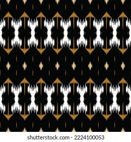 Motif ikat triangle batik textile seamless pattern digital vector design for Print saree Kurti Borneo Fabric border brush symbols swatches designer