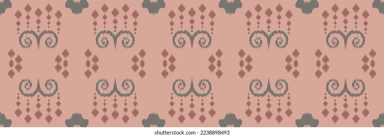 Motif ikat Dreieck batik Textil nahtlose Muster digitale Vektordesign für Print Saree Kurti Borneo Fabric Grenz-Bürstensymbole swattiert stylische