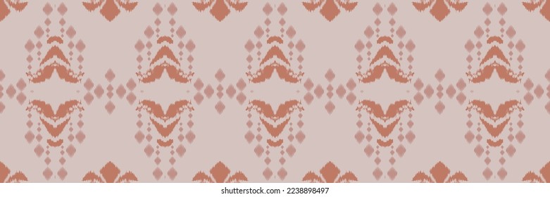 Motif ikat triangle batik textile seamless pattern digital vector design for Print saree Kurti Borneo Fabric border brush symbols swatches party wear