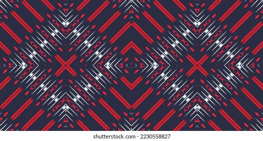 Motif ikat vector batik textile seamless pattern, Ikat Print digital vector design for Print saree Kurti Borneo Fabric border brush symbols swatches stylish