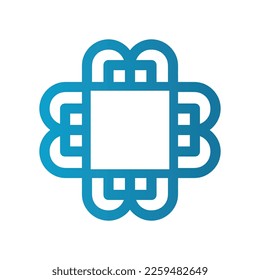 motif logo bullet logo simple icon