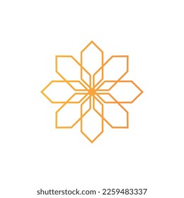 motif logo simple angular logo can be used for textile