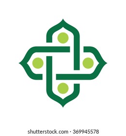 motif logo vector. celtic. arabesque.